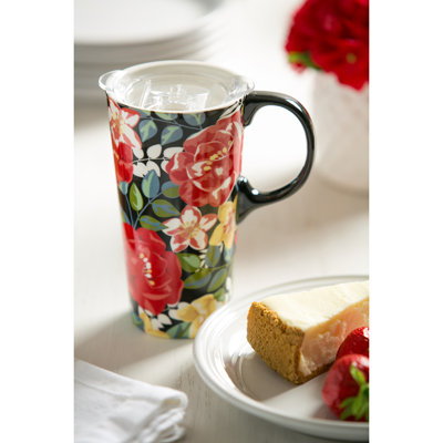 Cypress Home Earthenware Travel Mug