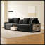 Canapé modulaire moderne avec accoudoirs de rangement, console centrale et coussins moelleux pour un salon confortable-894997262