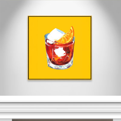 Negroni Sunshine - reproduction carrée par Straker