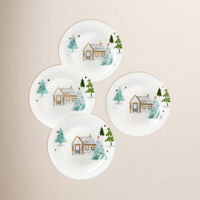 Balsam Lane 6" Porcelain Salad Plate