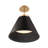 Bentley 1 - Light Black/Aged Brass LED Single Pendant