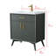 Lalena 30'' Single Bathroom Vanity with Ceramic Top-230172428