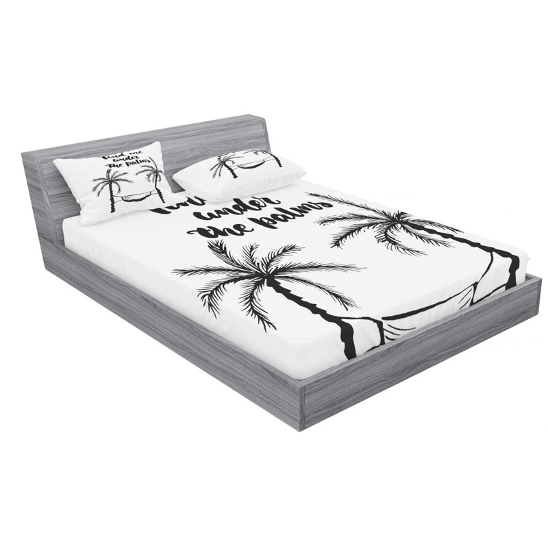 Microfiber Sheet Set, Queen Sheet Set + Fitted Sheet + 2 Pillowcases