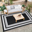 Tapis de paille en plastique à bordure bordée pour l'extérieur-26216115-9512822