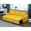 Canapé-lit modulaire réversible en lin Oolitic-126543072