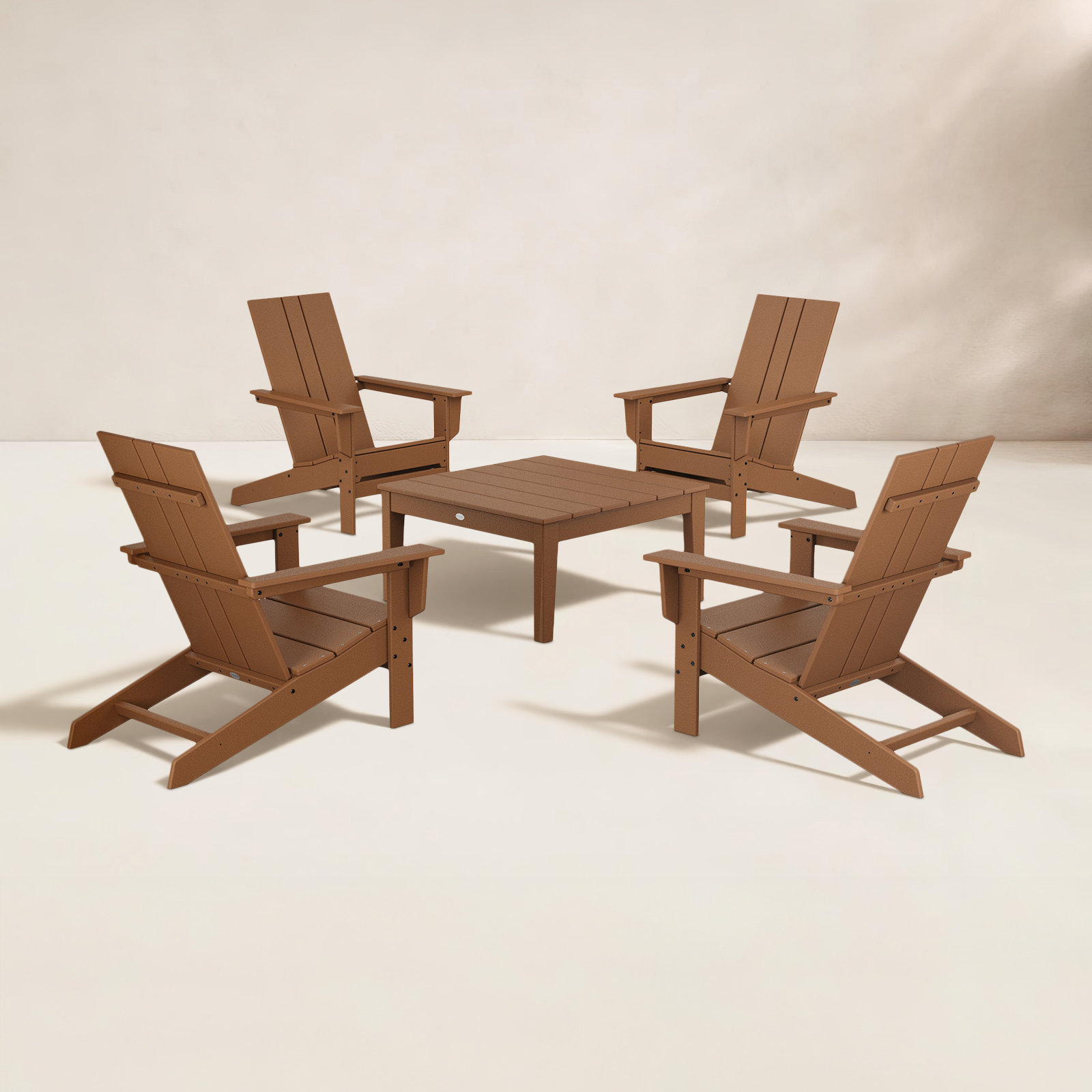4-Person Patio Seating Group, Teak