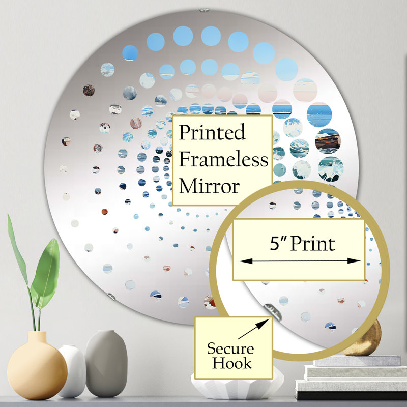 Oval Mirror, 23.6" H x 23.6" W