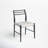 Charon Linen Ladder Back Side Chair