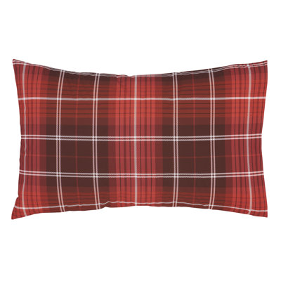 Brushed Tartan Plaid 100% Cotton Pillowcase
