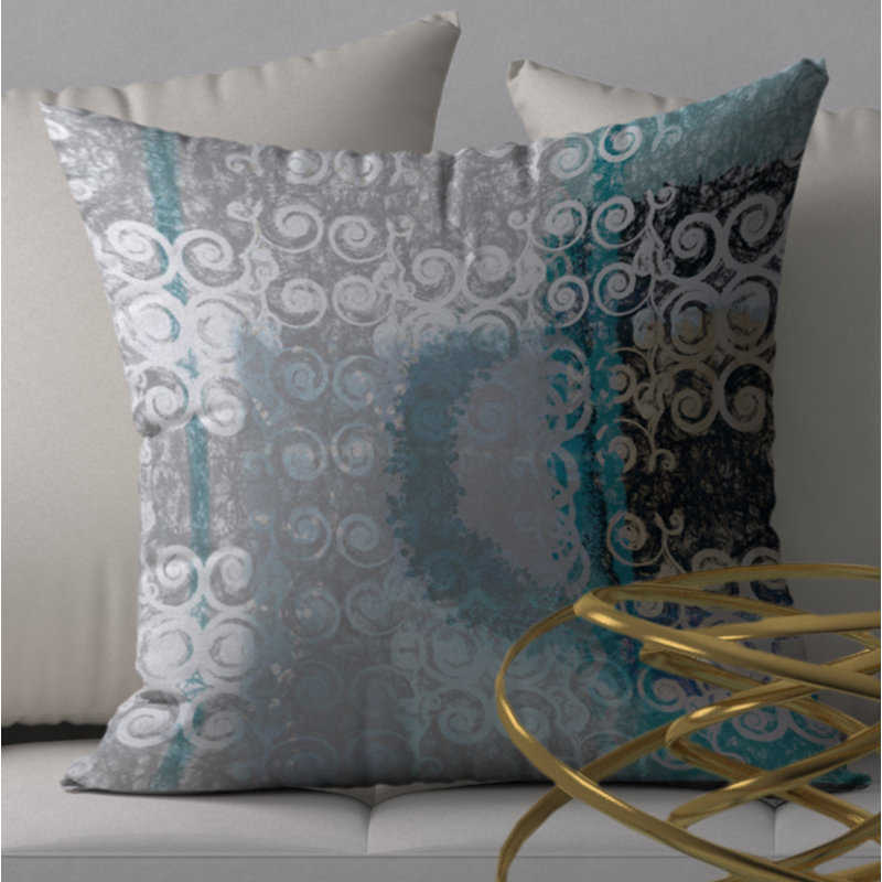 Housse de coussin carrée/insert, 24 po x 24 po