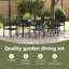 6 - Person Patio Dining Set Rectangular Table