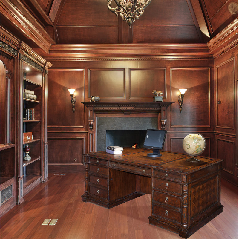 Cramlington Solid Wood Computer Desk