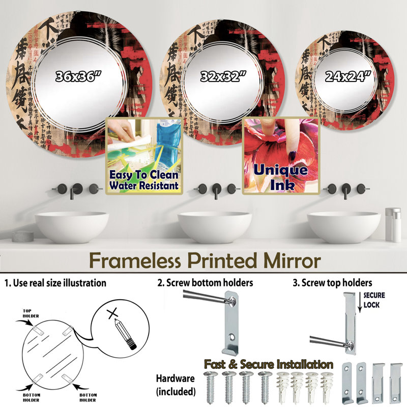 Miroir Kerey, 24 po x 24 po