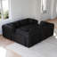 Canapé-lit convertible avec coussin cylindrique, canapé-lit pliant en velours côtelé avec cadre de forme fixe, canapé-lit pour salon-1021617423