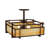 Boulder Creek 2 - Light Square / Rectangle Chandelier