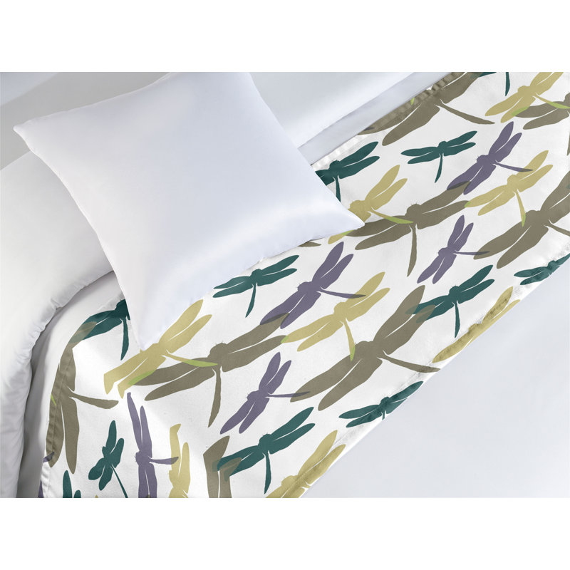 Foulard de lit Ambesonne Dragonfly, Lit simple