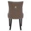 Chaise d'appoint rembourrée en lin et capitonnée Dann-1509460013
