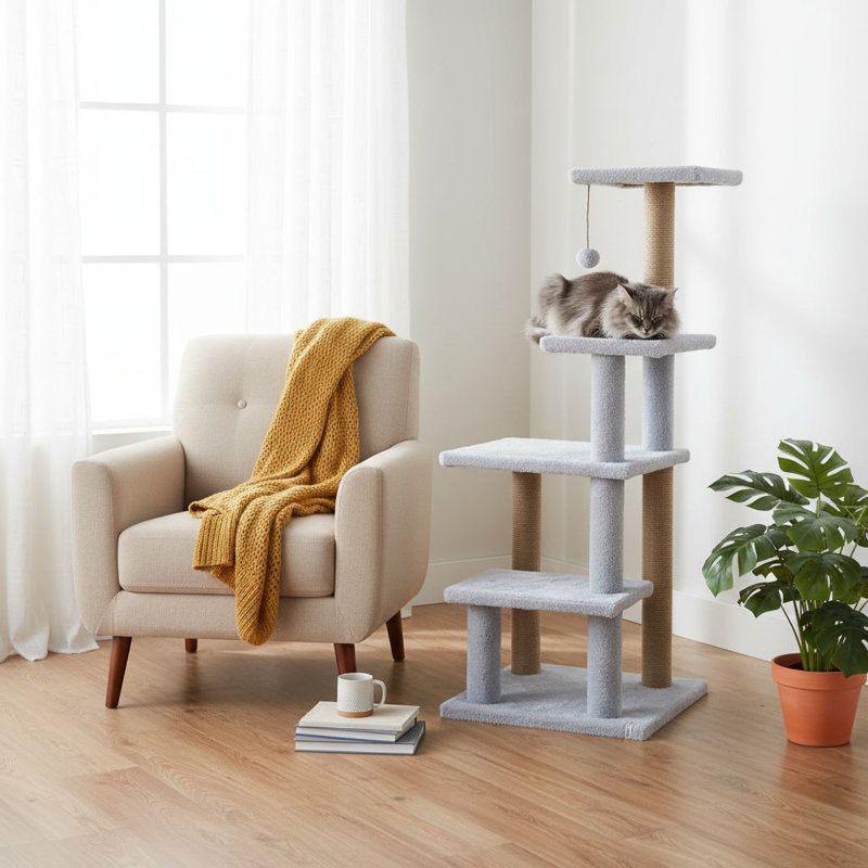 Grattoir pour chat, Gris