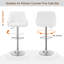 Dawanna Swivel Upholstered Adjustable Height Counter Stool with Metal Frame-1663364635