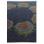 Tapis carré bleu marine Orlando