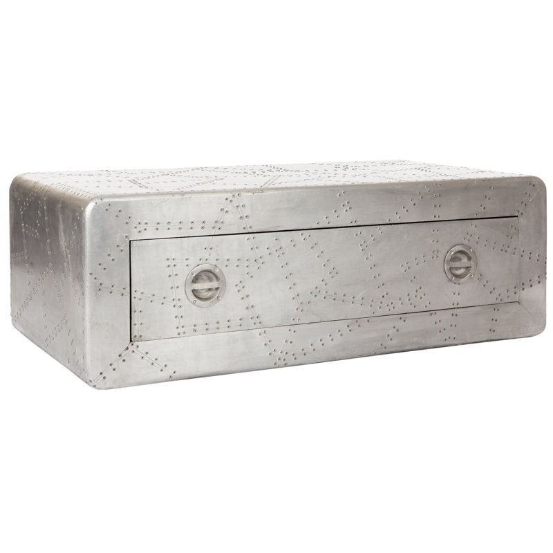 Agosto Block Coffee Table with Storage