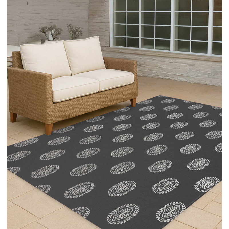 Tapis d'extérieur antidérapant Maddy, Rectangulaire 2 pi x 3 pi