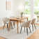 Yandier 19.1" Wide Fabric Dining Chairs (Set of 2) -  Upholstered Seats, Modern Comfort​