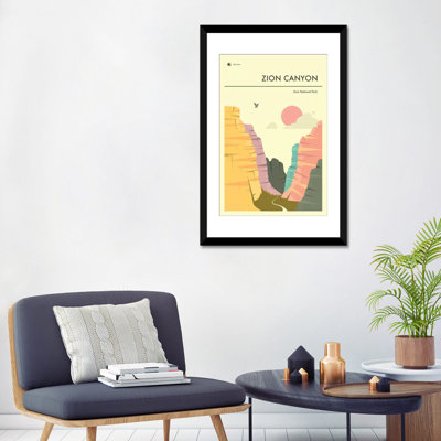 «Zion Canyon, Zion National Park II», impression sur toile