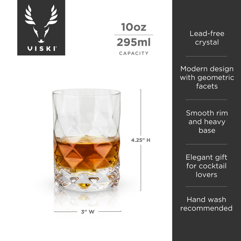 Raye Gem Crystal Tumblers