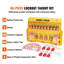 Electrical Lockout Tagout Kit, 60 PCS Safety Lockout Tagout Station Includes Padlocks, Hasps, Tags, Nylon Ties, Expansion Kit, and Lockout Station Board, for Industrial, Electric Power