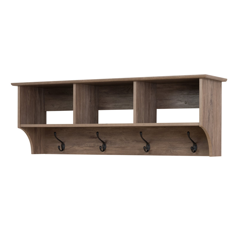 Everlene Wall 4 - Hook Wall Mounted Coat Rack