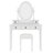 Vanity Desk With Adjustable Angle Mirror