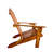 Comfortable Outdoor Foldable Wood Chair With Iconic Sloping Seat Design, Wide Armrest, Populus In Oak Color, Easy Assembly Process, 250 Lbs Weight Capacity, Great For Deck, Poolside Or Indoor