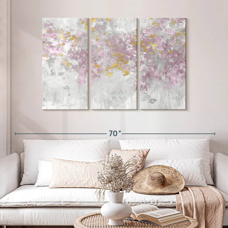 Avery Charmed Blush, H 32 po x l 50 po
