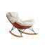 Fauteuil à bascule de loisirs, canapé de luxe, fauteuil de loisirs pour balcon, coussin de siège confortable et respirant, détachable et lavable-557517441