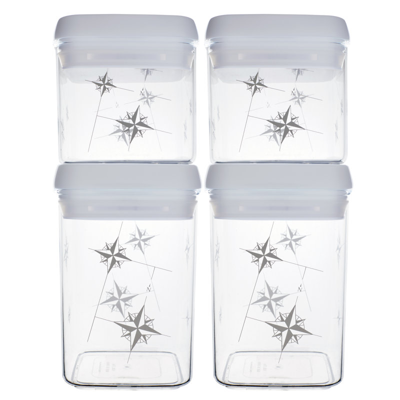 Gertruda Acrylic Canister - Set of 4