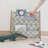 Recycled Book Rack/checkerboard/green
