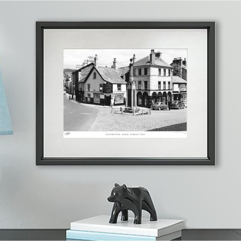 Ulverston, King Street 1961 - Single Picture Frame Print, 28cm H x 36cm W x 2.3cm D