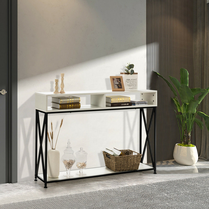 Delpha 47'' Console Table, White