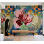 Murale botanique pelez et collez Speros - Art floral abstrait-106363177