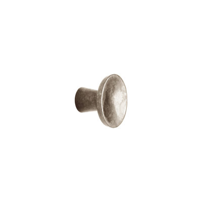 Brut Bronze Round Knob