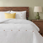 Marcus 3 Piece Cotton Waffle Weave Duvet Cover Set