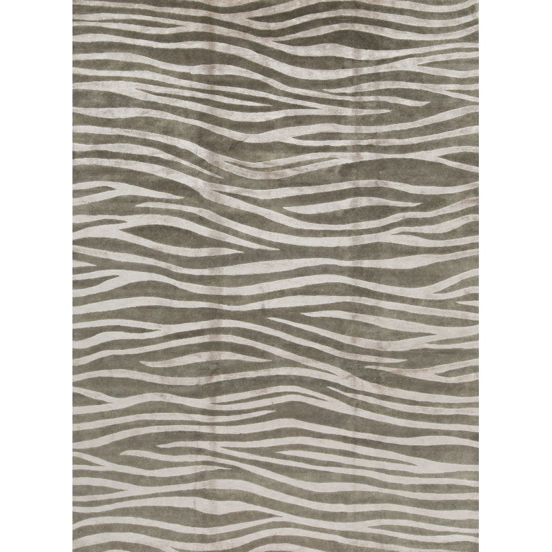 Wool Animal Print Area Rug