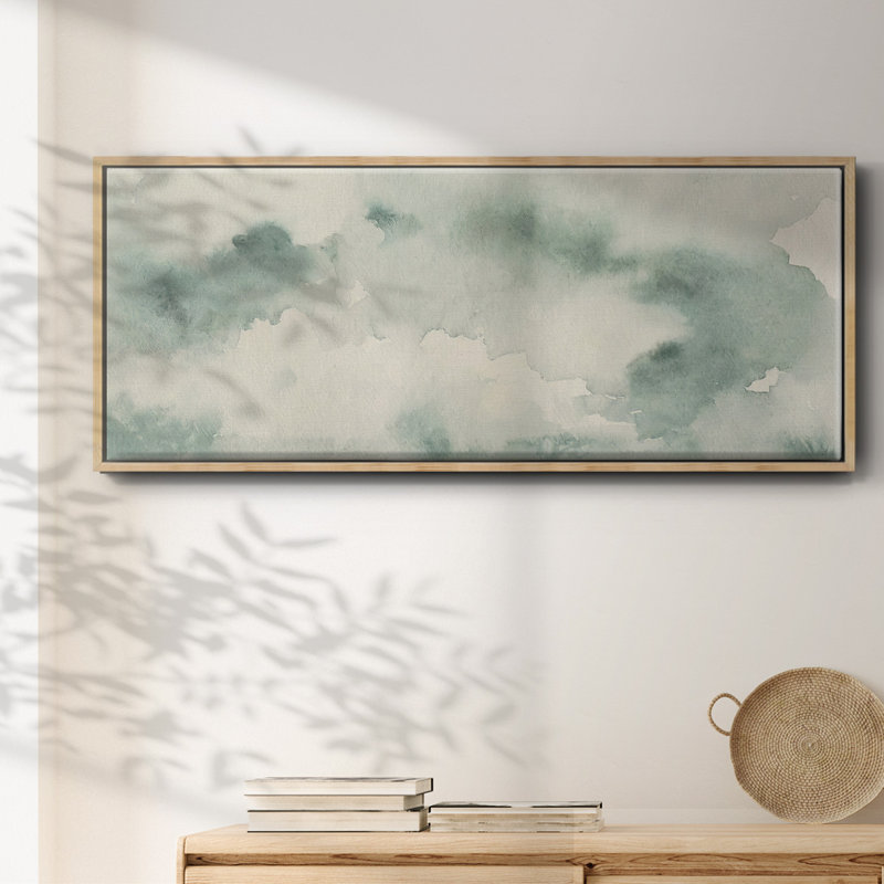 Ocean Impression III- Framed Canvas, 24" H x 60" W