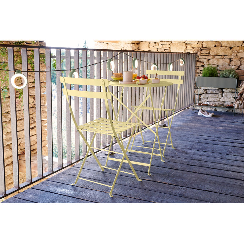 Bistro Outdoor Dining Side Chair, Liquorice