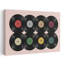 Collection de vinyle coloré, art mural rétro coloré classique-2124683950