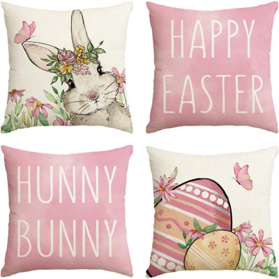 Housses de coussin Happy Happy Hunny