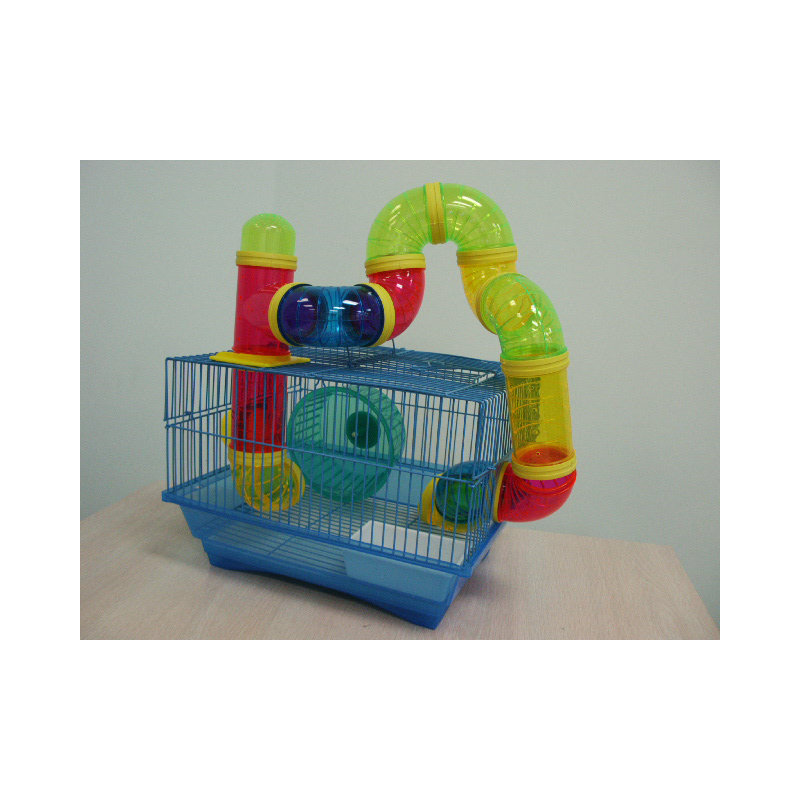Hamster Cage, Purple, Large