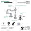 Robinet de salle de bain espacé Kingston-11175137