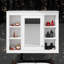 Armoire à pharmacie murale 35 po x 27,5 po avec miroir et 6 tablettes ouvertes-861348139